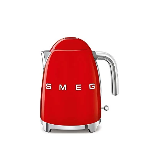 Smeg Kettle KLF03RDEU, 2400 W, 1.7 Litre, Stainless Steel, Red