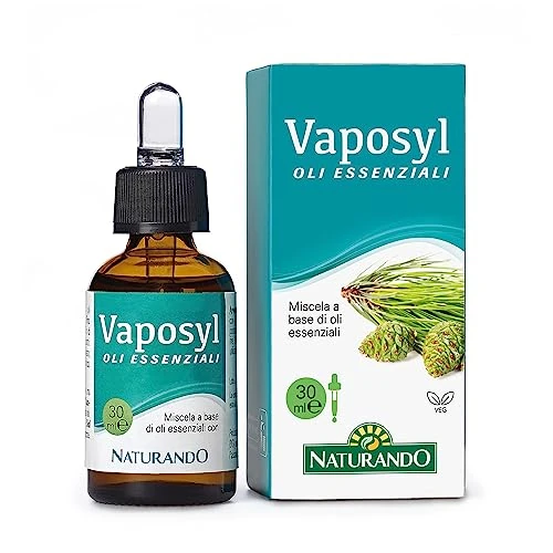 Naturando Srl Vaposyl 30 ml, eine Mischung aus ätherischen Ölen mit Balsamico-Effekt, 30 ml, Gelb