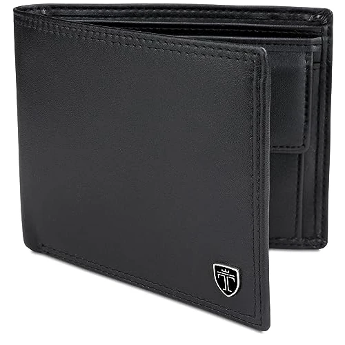 Offerta a tempo: TRAVANDO Portafoglio Uomo Grande OSLO con protezione RFID Porta Carte di Credito nero con Portamonete Borsellino Portafogli in formato Verticale Porta Banconote Wallet Porta monete Regalo - 0.00% da 23.95 € a 23.95 €