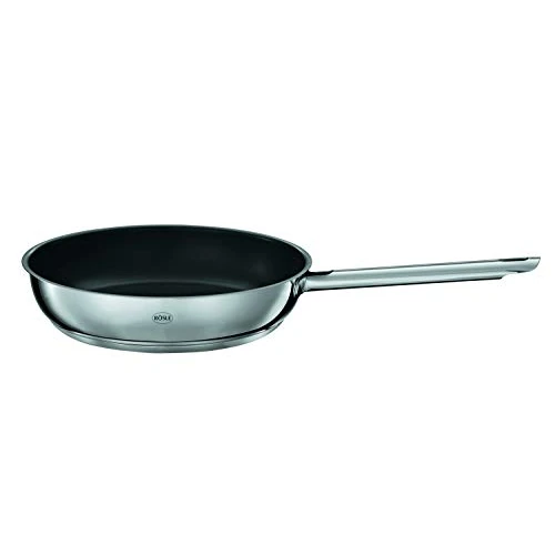 Offerta a tempo: RÖSLE ELEGANCE - Padella universale di alta qualità con rivestimento antiaderente ProPlex, 28 cm, in acciaio INOX 18/10, adatta per induzione, lavabile in lavastoviglie - 40% da 49.95 € a 29.99 €