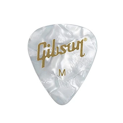 Gibson Médiators en perles blanches Taille M