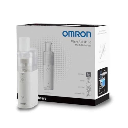 Offerta a tempo: OMRON Aerosol Portatile MicroAIR U100 per Adulti e Bambini, Davvero Silenzioso e Usabile in Qualsiasi Posizione. Per un Trattamento Più Efficace e Veloce grazie alla Technologia Mesh. - 47% da 149.99 € a 79.99 €