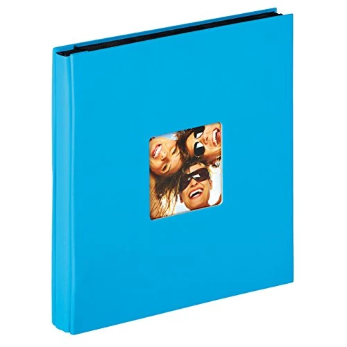 walther design Photo Album Ocean Blue 400 Photos 10x15 cm Stock Album with Cover Punching, Fun EA-110-U