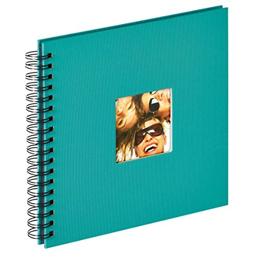 Offerta a tempo: walther design album fotografico verde petrolio 26 x 25 cm album a spirale con copertina ritagliata, Fun SA-108-K - 36% da 17.91 € a 11.49 €