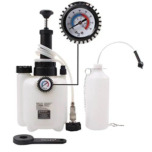 Limited-time offer: CCLIFE 3L One Man Hand Brake Fluid Bleeder Clutch Bleeding Tool Kit with E20 Adapter from 45.98 £ to 45.98 £ (save 0.00%)