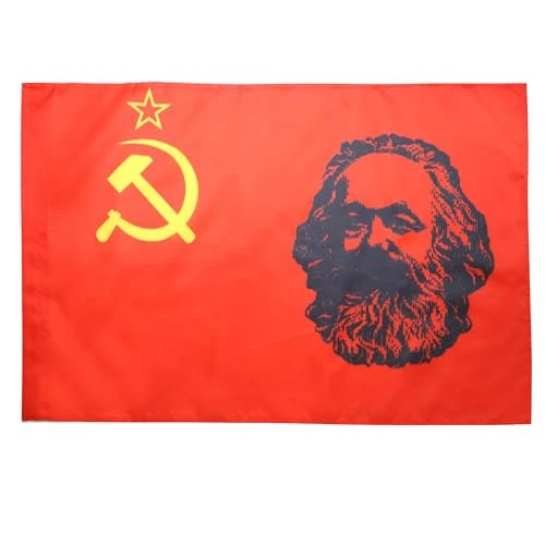 Offre limitée : AZ FLAG Drapeau URSS avec Marx 90x60 cm Communiste Polyester 100D Fourreau de 13.95 € à 13.41 € (4% de remise)