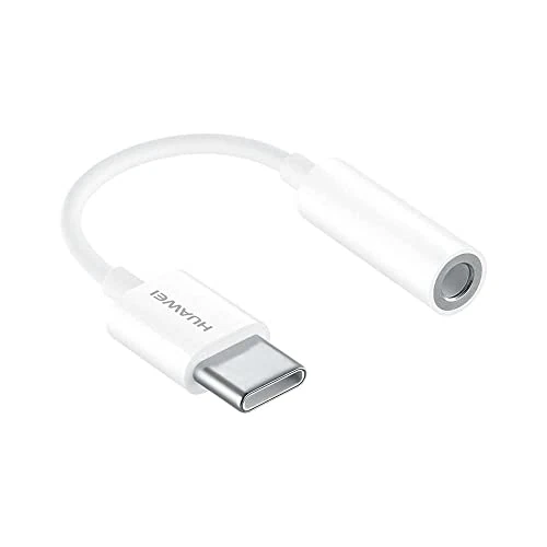 Oferta limitada: HUAWEI 55030086 - Adaptador Tipo C a Jack de 3.5 mm, Blanco de 12.58 € a 12.58 € (ahorro 0.00%)
