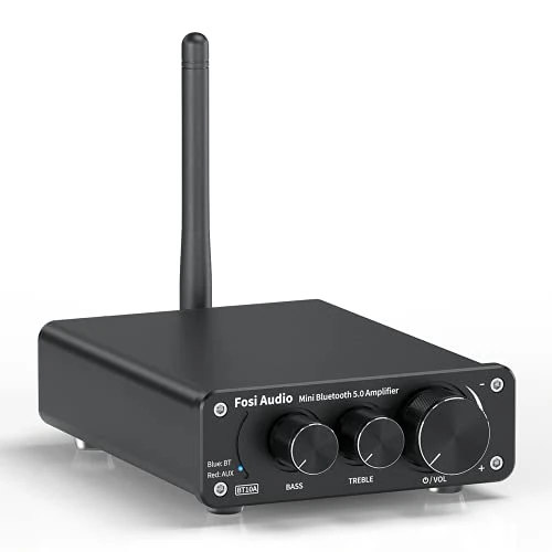 Oferta limitada: Fosi Audio BT10A Bluetooth 5.0 Amplificador de Audio Estéreo 2 Canales Clase D Mini Hi-Fi Integrado Amperio para Altavoces de Casa 50W x2 TPA3116 de 59.99 € a 59.99 € (ahorro 0.00%)