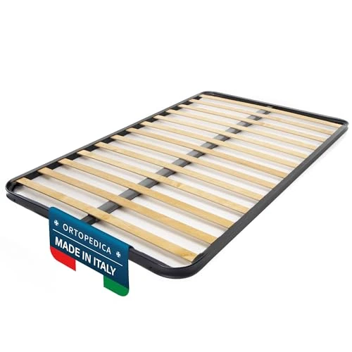 Offerta a tempo: DOLCI SOGNI Rete Letto Matrimoniale 160x200 da Incasso Senza Piedi, Rete Ortopedica a Doghe, Struttura in Ferro 100% Made in Italy - 5% da 124.90 € a 118.60 €