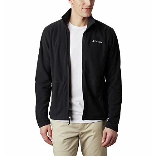 Offerta a tempo: Columbia Fast Trek Light Full Zip Fleece, Maglia in pile con cerniera integrale Uomo, Black, L - 36% da 50.00 € a 31.99 €