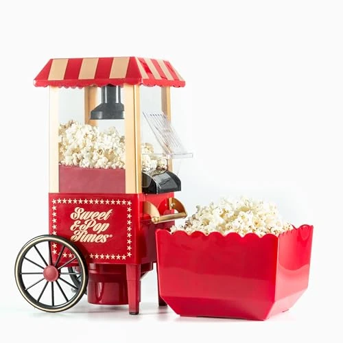 Limited offer: InnovaGoods - InnovaGoods Popcorn Maker Sweet & Pop Times 1200W Red from 46.74 EUR to 46.74 EUR (save 0%)