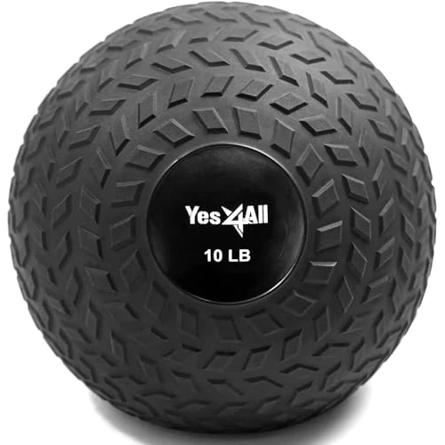 Tijdelijke aanbieding: Yes4All JLMS 4,5 kg Slam Ball voor krachttraining - Slam Medicine Ball (4,5 kg, zwart) van 26.93 € naar 26.93 € (0.00% korting)