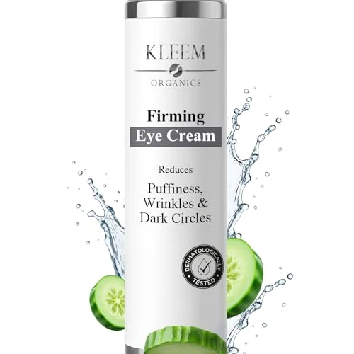 Offre limitée : Kleem Organics Gel Bio Contour des Yeux Anti-Âge – Réduit Rides, Cernes, Poches et Pattes d'Oie – Enrichie en Peptides, Niacinamide et Acide Hyaluronique – Hydratant Naturel 15 ml de 18.97 € à 16.12 € (15% de remise)