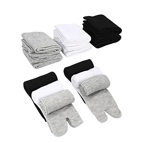 Limited-time offer: SATINIOR 6 Pairs Tabi Socks for Men Women, Split Toe Flip Flop Socks from 9.99 £ to 8.99 £ (save 10%)