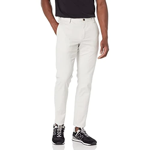 Offre limitée : Amazon Essentials Homme Pantalon Chino à Coupe Ajustée sans Pinces et Infroissable de 28.40 EUR à 28.40 EUR (remise 0%)