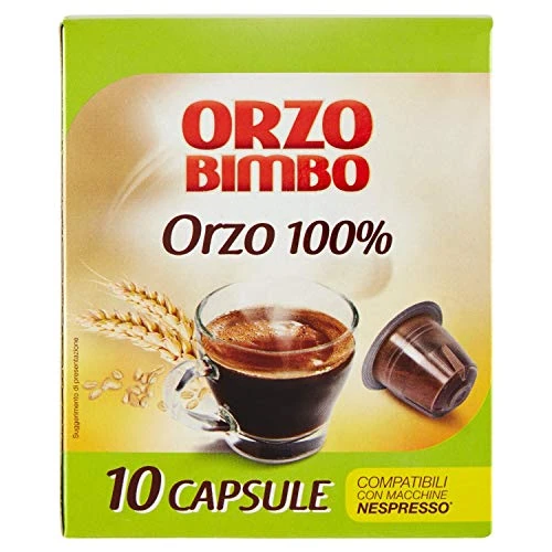 Offerta a tempo: ORZO BIMBO ORZO 100%, Capsule compatibili Nespresso — 30% da 3,45 € a 2,40 €