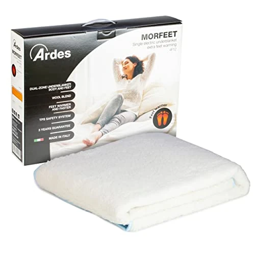 Beperkte aanbieding: Ardes AR4F11 coperta/cuscino elettrico Sottocoperta elettrica 62 W Bianco Lana van 82.00 EUR naar 82.00 EUR (besparing 0%)