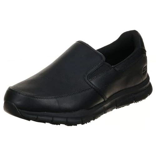 Skechers Nampa Groton Zapatillas para Hombre, Negro -, 14 Wide