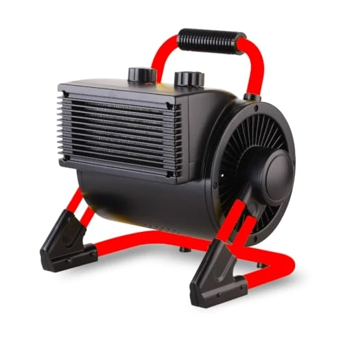 Offerta a tempo: Aktobis WDH-BGP02 Riscaldatore elettrico & monitor antigelo | 2 kW | Termoventilatore, riscaldatore elettrico con termostato, silenzioso, leggero e portatile | per garage, officine e serre - 0.00% da 99.00 € a 99.00 €