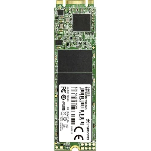 Oferta limitada: Transcend 240GB MTS820S M.2 2280 SATA III 6 Gb/s Disco de Estado Sólido Interno 3D TLC NAND TS240GMTS820S de 95.38 € a 95.38 € (ahorro 0.00%)