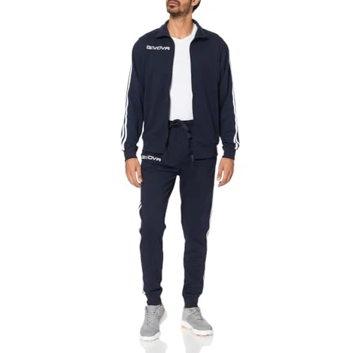 Offre limitée : Givova, survêtement école junior, bleu/bleu, XS de 34.17 € à 34.17 € (0.00% de remise)