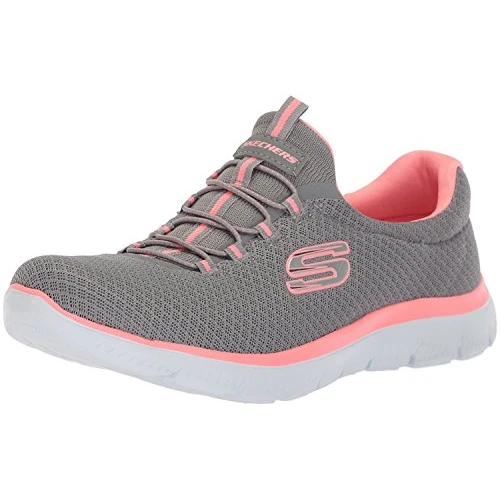 Offerta a tempo: Skechers Summits Top Player, Scarpe da ginnastica Donna, Grey Mesh Pink Trim, 37.5 EU - 43% da 69.95 € a 39.95 €