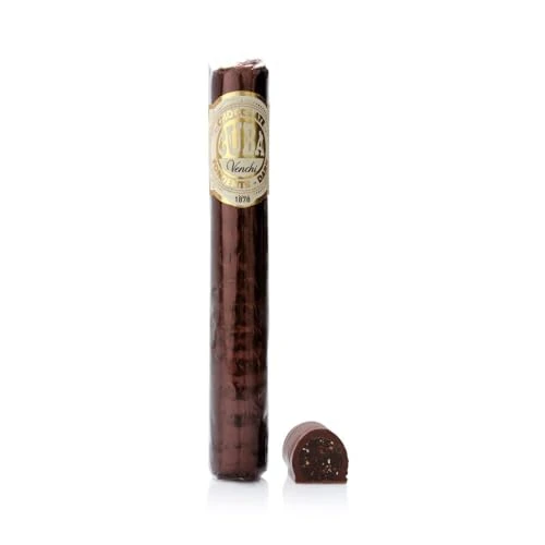 Offerta a tempo: Venchi - Sigaro di Cioccolato al Cacao Aromatico, con Morbido Ripieno di Cioccolato e Pasta di "Nocciola Piemonte IGP", 100 g, Senza Glutine, Senza Coloranti e Senza Conservanti, Idea Regalo - 20% da 9.00 € a 7.24 €