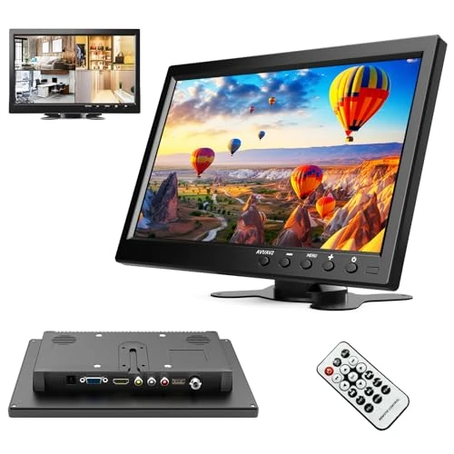 Limited-time offer: podofo 10.1" Small Portable Monitor, HD 1024x600 Mini Monitor for Computer/Surveillance/Rear Camera, Mini Secondary Monitors for Laptop, with HDMI/VGA/AVI/BNC/USB Input, Built in Speaker from 59.99 £ to 59.99 £ (save 0.00%)