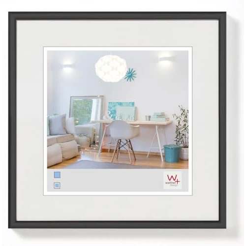Offerta a tempo: walther design Cornice Nera 15 x 15 cm New Lifestyle Cornice in plastica KV150B - 35% da 10.76 € a 6.99 €