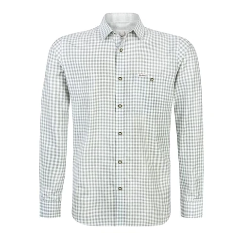 Stockerpoint Campos3 Herren Trachtenhemd, Schilf, M