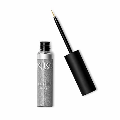 Offerta a tempo: KIKO Milano Eyeliner Glitter - Tonalità 02 Silver - 30% da 10.99 € a 7.74 €