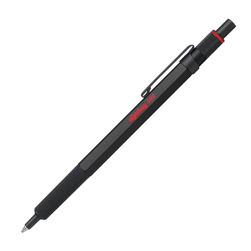 Limited offer: rOtring 600 Ballpoint Pen Medium Point Black Ink Black Barrel Refillable from 22.00 EUR to 22.00 EUR (save 0%)