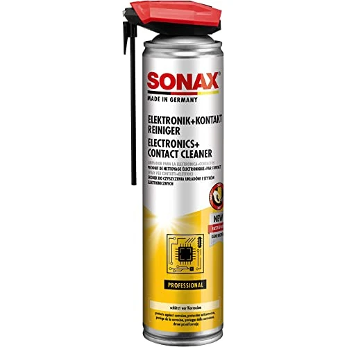 Oferta limitowana: SONAX Środek czyszczący do elektroniki i elementów elektronicznych z EasySpray (400 ml) wysoce aktywny, szybko schnący środek czyszczący do kontaktów i elementów elektronicznych | nr art. 04603000 z 146.68 zł na 75.28 zł (oszczędź 48.68