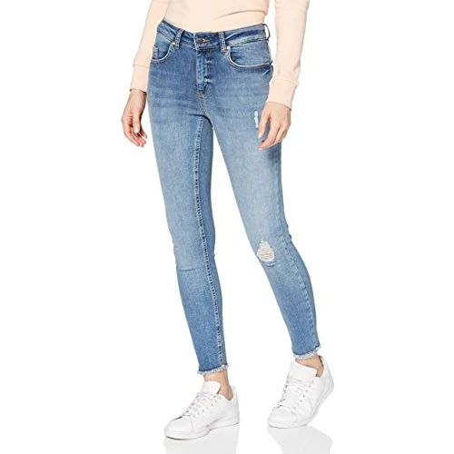 Offerta a tempo: ONLY Onlblush Mid Sk Ank Raw Jeans Rea333noos, skinny Donna — 20% da 33,05 € a 26,43 €