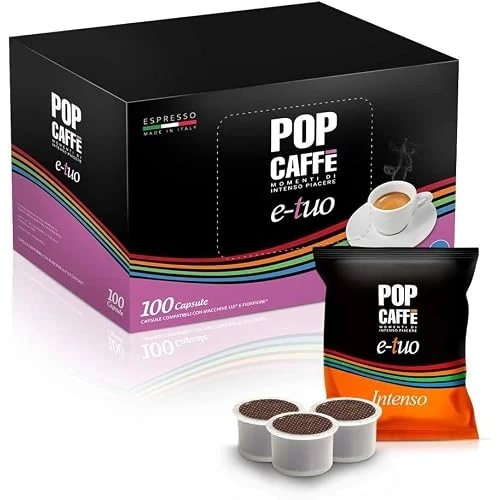 Zeitlich begrenztes Angebot: 100 Kapseln Pop Caffè e-tuo Mischung .1 Intenso Produkte Kompatibel Mitaca MPS, Fior Fiore, Lui Espresso von 39.22 € auf 39.22 € (0.00% Rabatt)