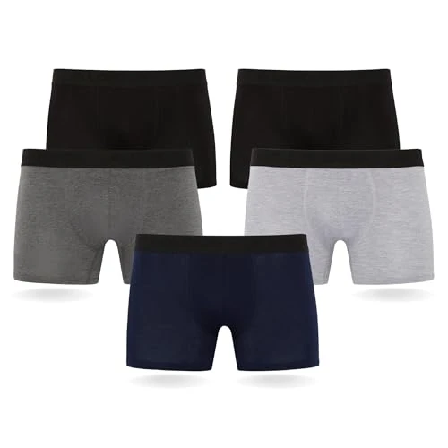 Offre limitée : FM London Boxers lot de 5 pour homme avec technologie de protection contre les odeurs HyFresh de 21.99 € à 21.99 € (0.00% de remise)