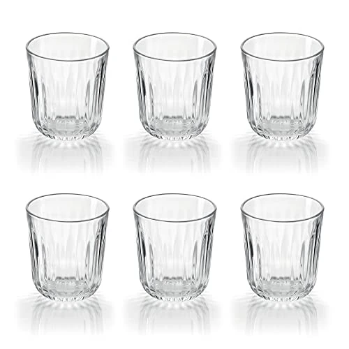 Oferta limitada: Guzzini - Gocce, Set 6 Vasos de vidrio Everyday - Transparente, Ø 8,5 x h9 cm - 08150000 de 21.01 € a 21.01 € (ahorro 0.00%)