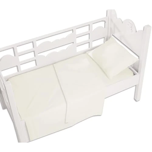 Offerta a tempo: Andy & Helen 3/110 Sopra Lenzuolo Letto, Panna. Per lettino con sbarre 100% cotone - 0.00% da 9.55 € a 9.55 €