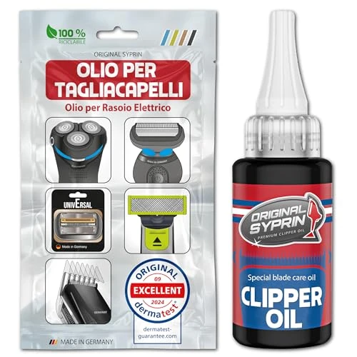 Oferta limitada: Aceite lubricante Original Syprin para peluqueras y recortadoras de pelo y barba, maquinillas de afeitar de 9.99 € a 9.99 € (ahorro 0.00%)