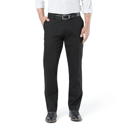 Oferta limitada: Dockers Herren SIGNATURE KHAKI STRAIGHT FIT PANTS PANTS, BLACK, 34W / 34L de 41.13 € a 41.13 € (ahorro 0.00%)