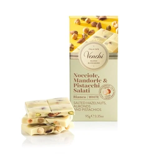 Limited-time offer: Venchi White Chocolate with Pistachios and Salted Nuts from $13.44 to $13.44 (save 0.00%)