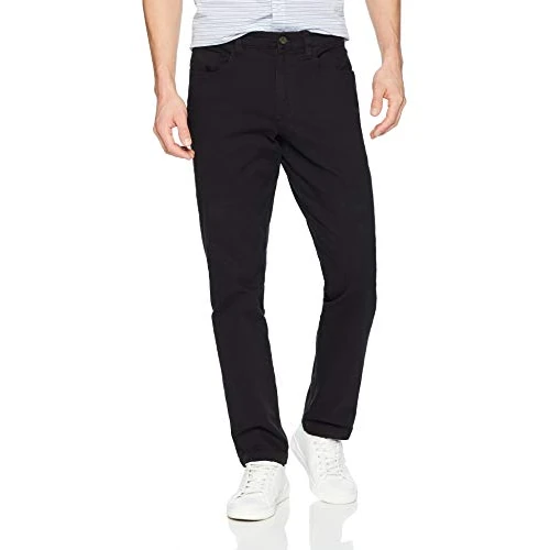 Offerta a tempo: Amazon Essentials Chino Elasticizzati Comodi con 5 Tasche Slim (in precedenza Goodthreads) Uomo, Nero, 42W / 30L - 0.00% da 25.70 € a 25.70 €