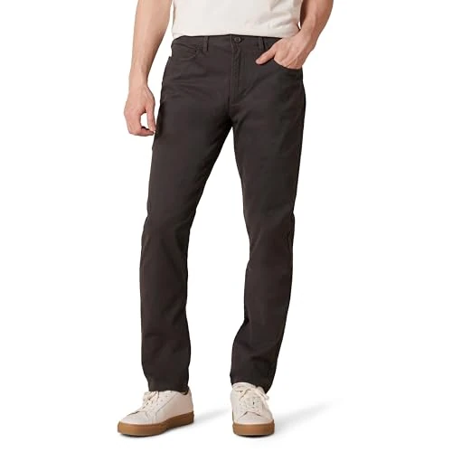 Oferta limitowana: Amazon Essentials Men's Spodnie chinosy slim fit z 5 kieszeniami i komfortowym stretchem (wcześniej Goodthreads), Szary, 30W / 32L z 130.00 zł na 130.00 zł (oszczędź 0.00%)