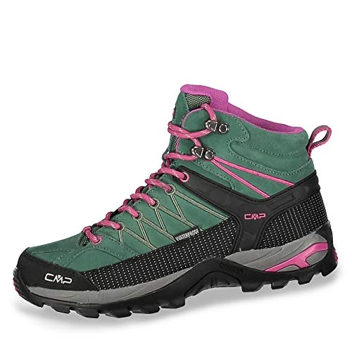 Oferta limitada: CMP Rigel Mid Wmn Trekking Shoe Wp, Zapatos de Trekking Mujer, Spruce Green Burgundy, 37 EU de 188.00 € a 64.90 € (ahorro 65.48%)