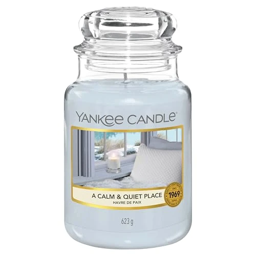 Yankee Candle-geurkaars | A Calm & Quiet Place Large Jar | Brandduur: tot wel 150 uur