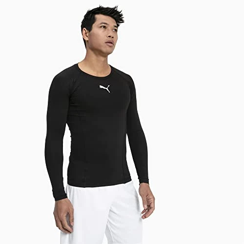Limited-time offer: Puma Men's Liga Baselayer Tee Long Sleeve Functional Underwear, Black, X-Large, Manufacturer size(56/58) from 30.32 GBP to 16.46 GBP (save 46%)