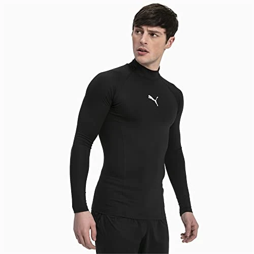 Limited-time offer: PUMA Men'S Liga Baselayer Tee Long Sleeve Warm Functional Underwear, Black, X-Large from 34.74 GBP to 31.00 GBP (save 11%)