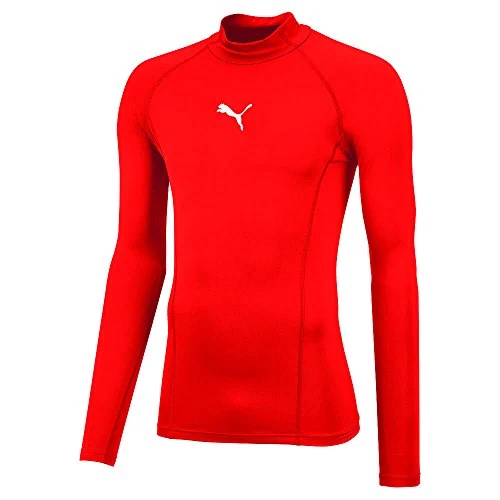 PUMA Herren Liga Baselayer Tee Ls Warm Shirt, Puma Red, L EU