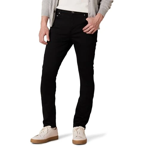 Limitiertes Angebot: Amazon Essentials Herren Jeans, Skinny-Fit-Comfort-Stretch - Auslauffarben, Schwarz, 33W / 28L von 26.80 EUR auf 26.80 EUR (Spare 0%)
