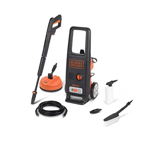 Oferta limitada: Black+Decker Hidrolimpiadora de Alta Presión BXPW1600PE con Patio Cleaner y Cepillo Fijo, Deluxe(1600 W, 125 Bar, 420 l/h) de 114.90 EUR a 82.89 EUR (ahorro 28%)
